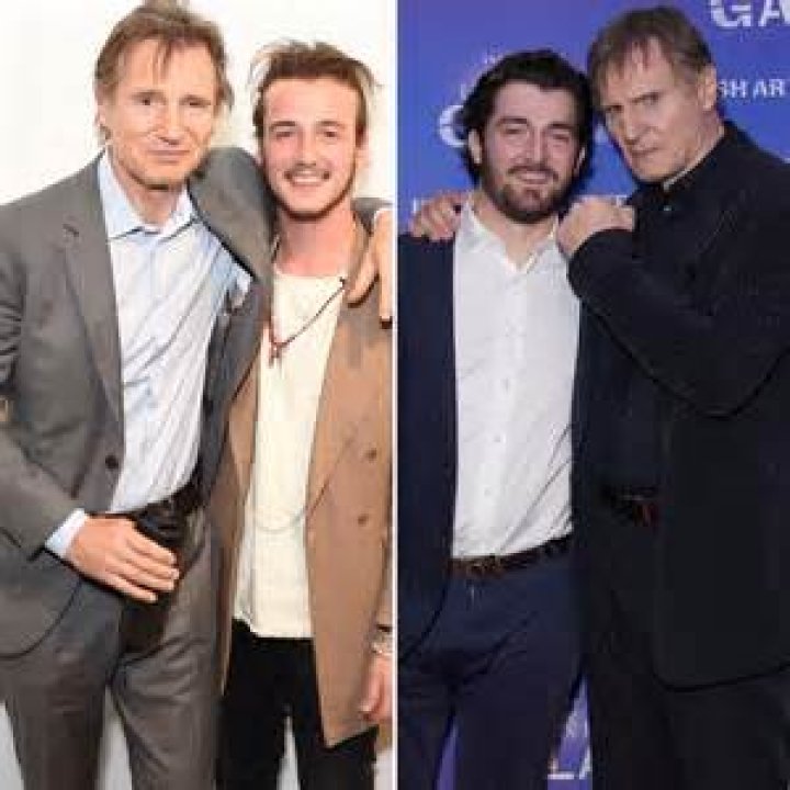 Eric with his son Liam and his newborn daughter Mila Rose