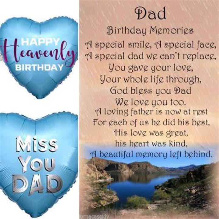 Happy Heavenly Birthday Dad, Birthday In Heaven Quotes, Dad In Heaven